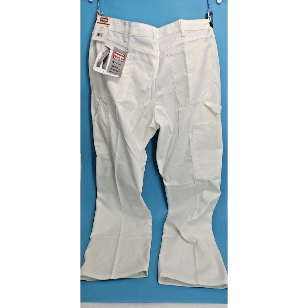 Wrangler Workwear Painter White Utility Pant - Men's Size 36 x 32 - Picture 6 of 13